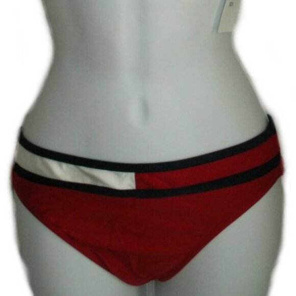 TOMMY HILFIGER Preppy Colour Blocked Bikini - Sz 8 - NEW - Picture 9 of 11
